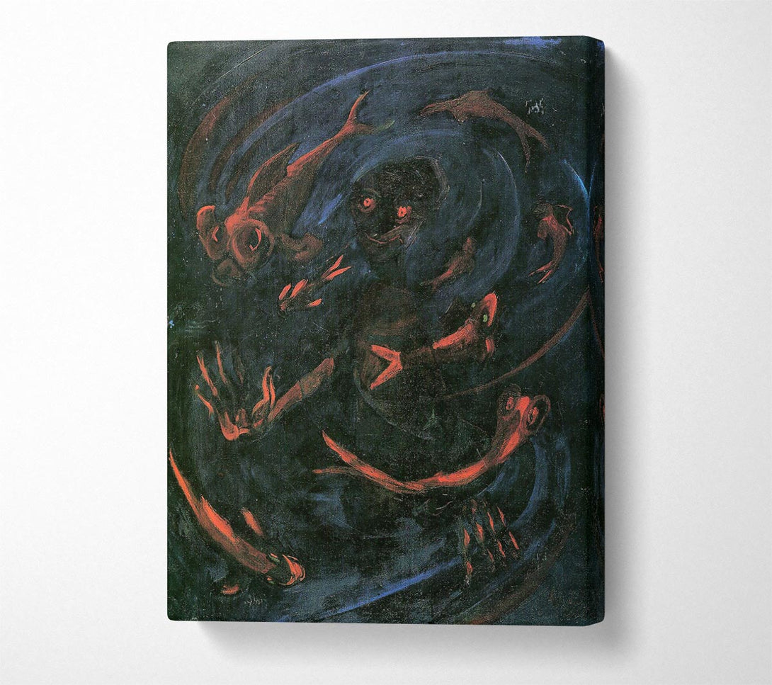  A Canvas Print of Walter Gramatte The Dream Of The Fish 1 Canvas Art