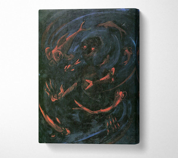  A Canvas Print of Walter Gramatte The Dream Of The Fish 1 Canvas Art