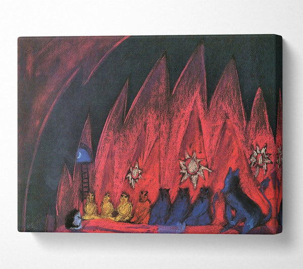 A Canvas Print of Walter Gramatte The Dreaming Boy 5 Canvas Art