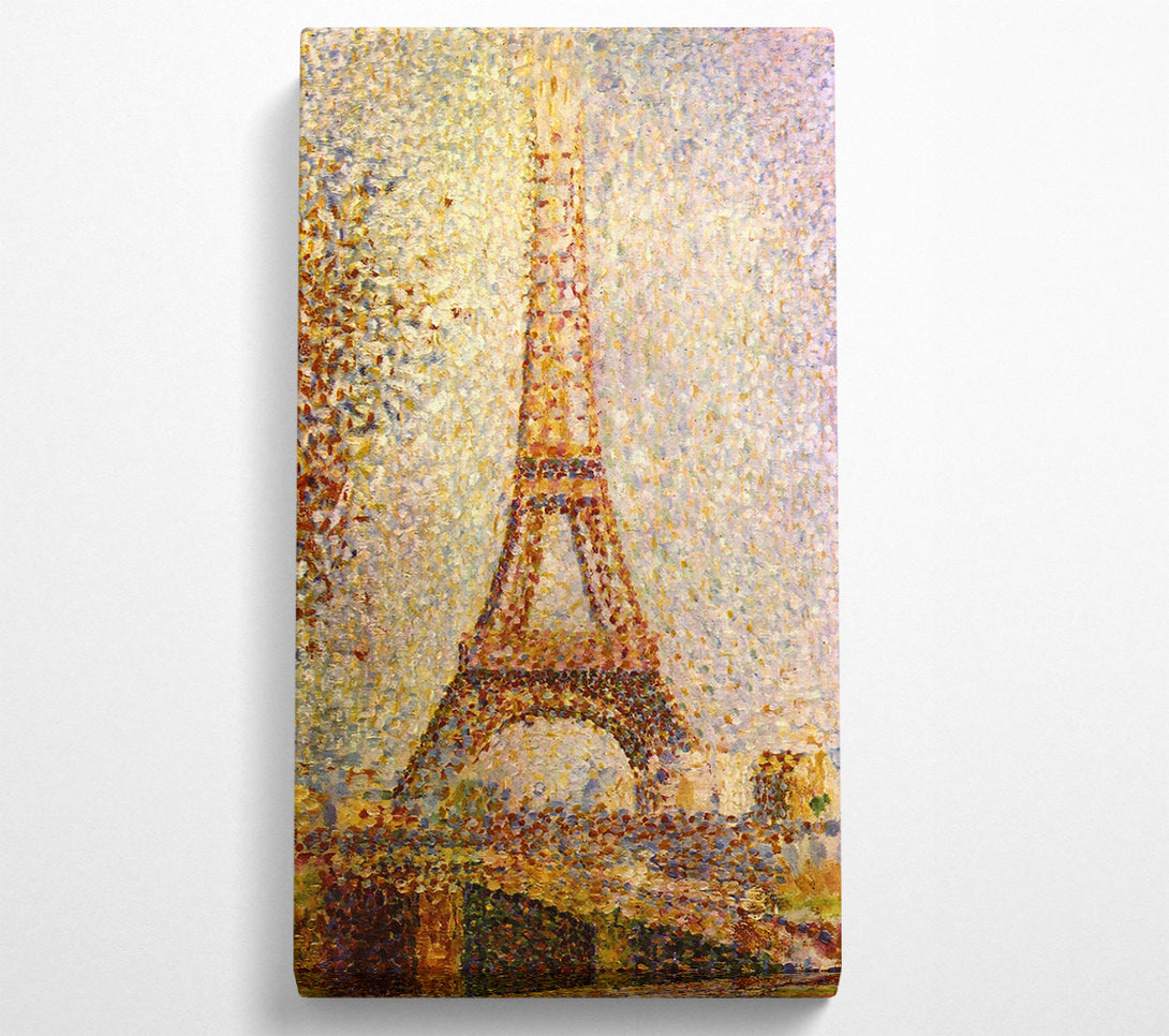  A Canvas Print of Seurat The Eiffel Tower Canvas Wall Art