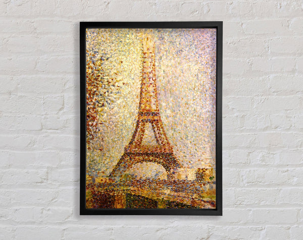 Seurat The Eiffel Tower Framed Print