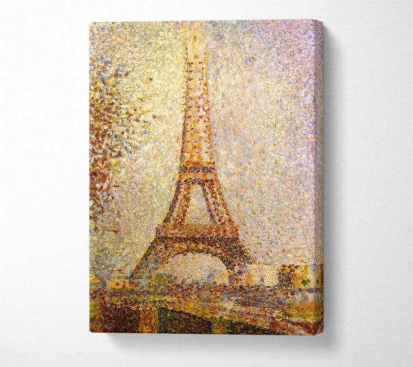  A Canvas Print of Seurat The Eiffel Tower Canvas Wall Art