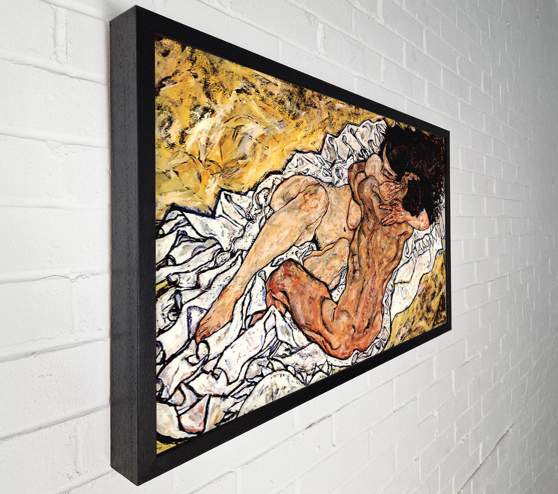  A Canvas Print of Schiele The Embrace Canvas Print