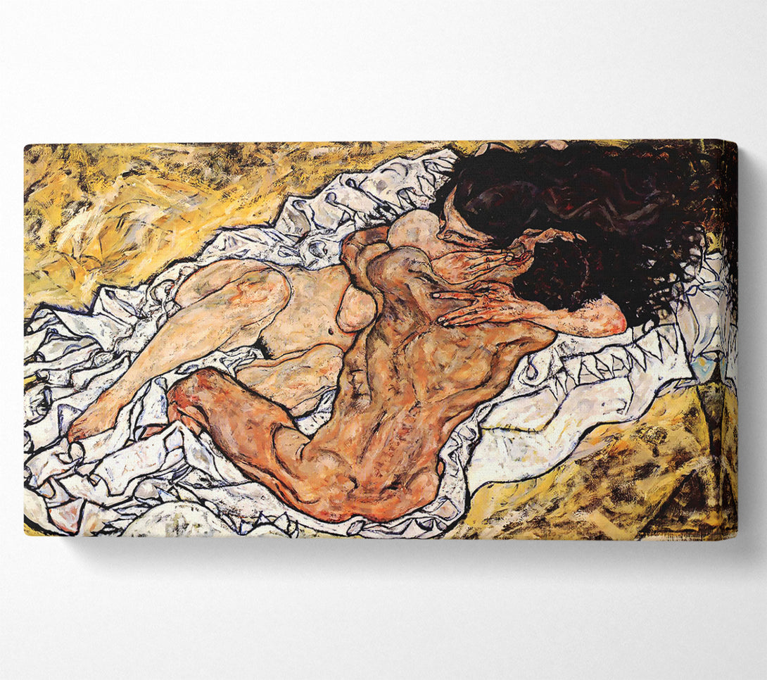  A Canvas Print of Schiele The Embrace Canvas Print