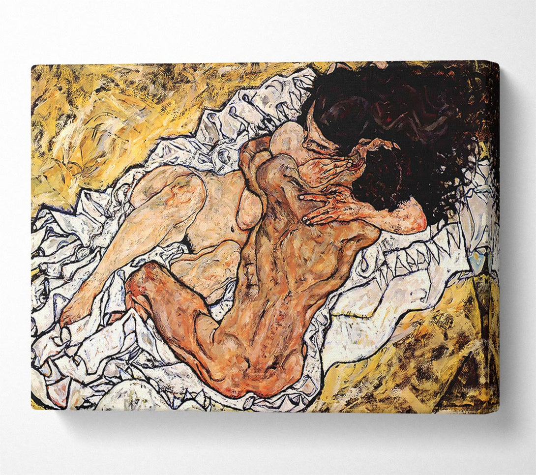  A Canvas Print of Schiele The Embrace Canvas Print