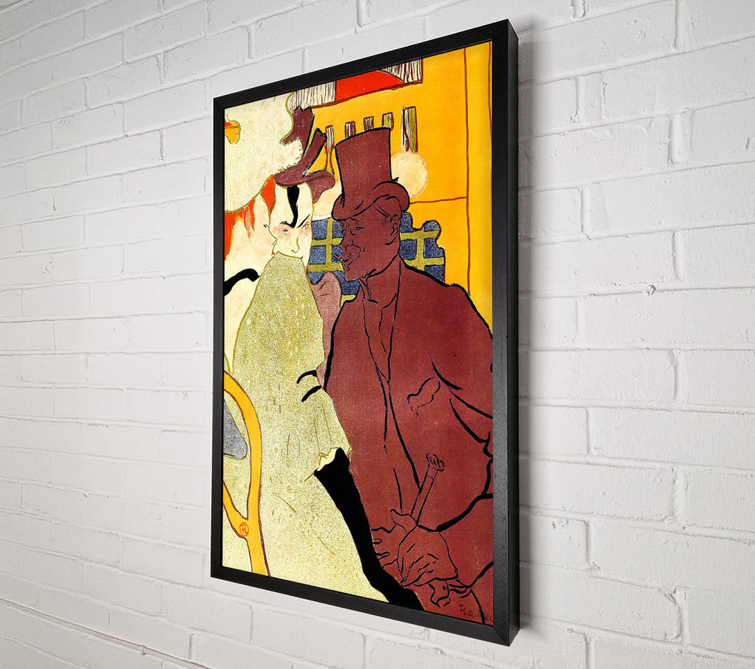  A Canvas Print of Toulouse Lautrec The English Man At The Moulin Rouge 2 Canvas Art