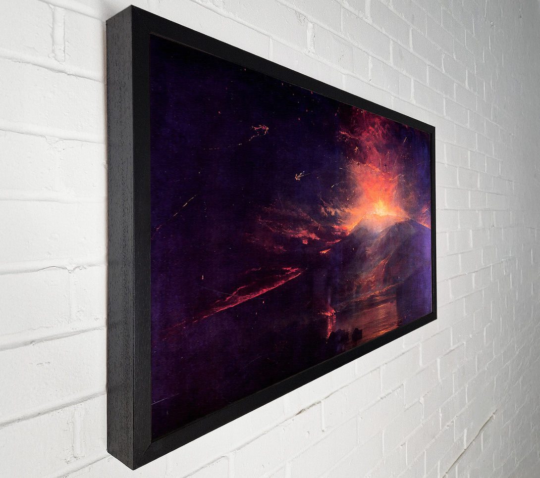  A Canvas Print of Joseph Mallord Turner The Eruption Of Volcano Souffrier Canvas Art