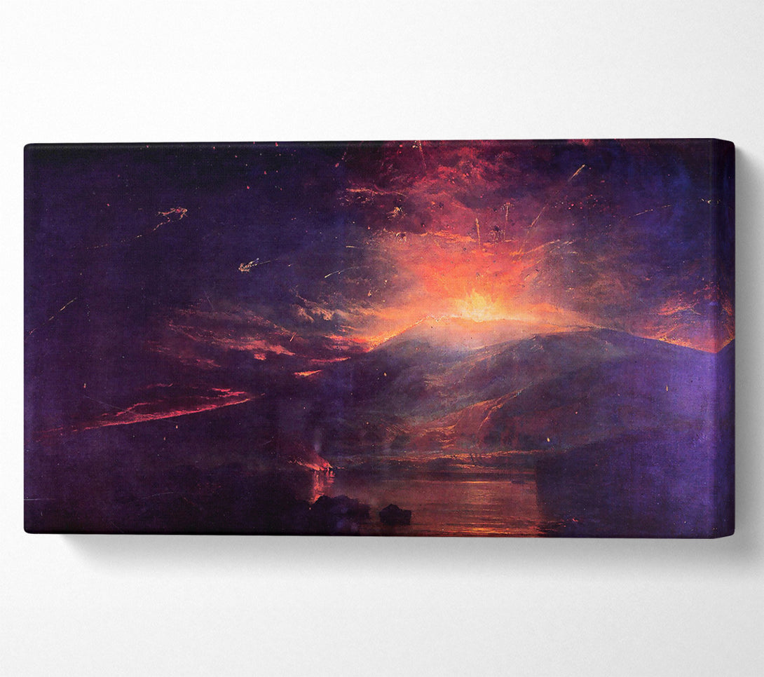  A Canvas Print of Joseph Mallord Turner The Eruption Of Volcano Souffrier Canvas Art