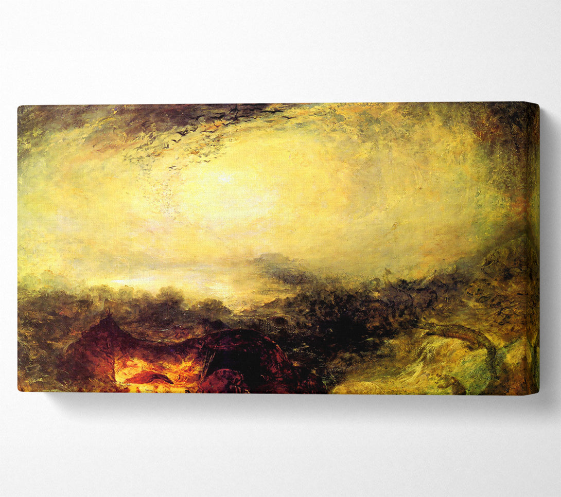  A Canvas Print of Joseph Mallord Turner The Evening Of The Tsunami Canvas Print