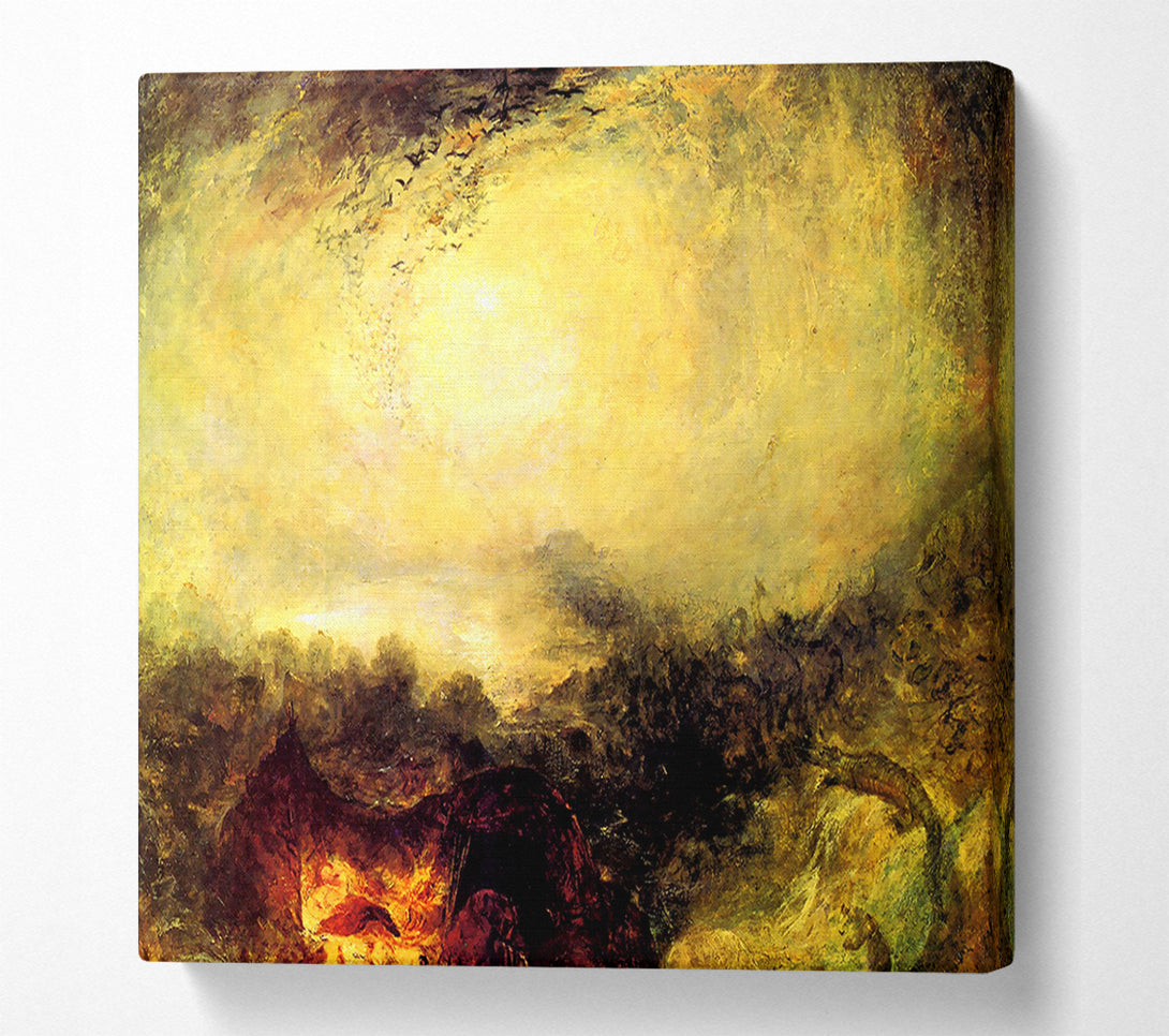  A Canvas Print of Joseph Mallord Turner The Evening Of The Tsunami Canvas Print