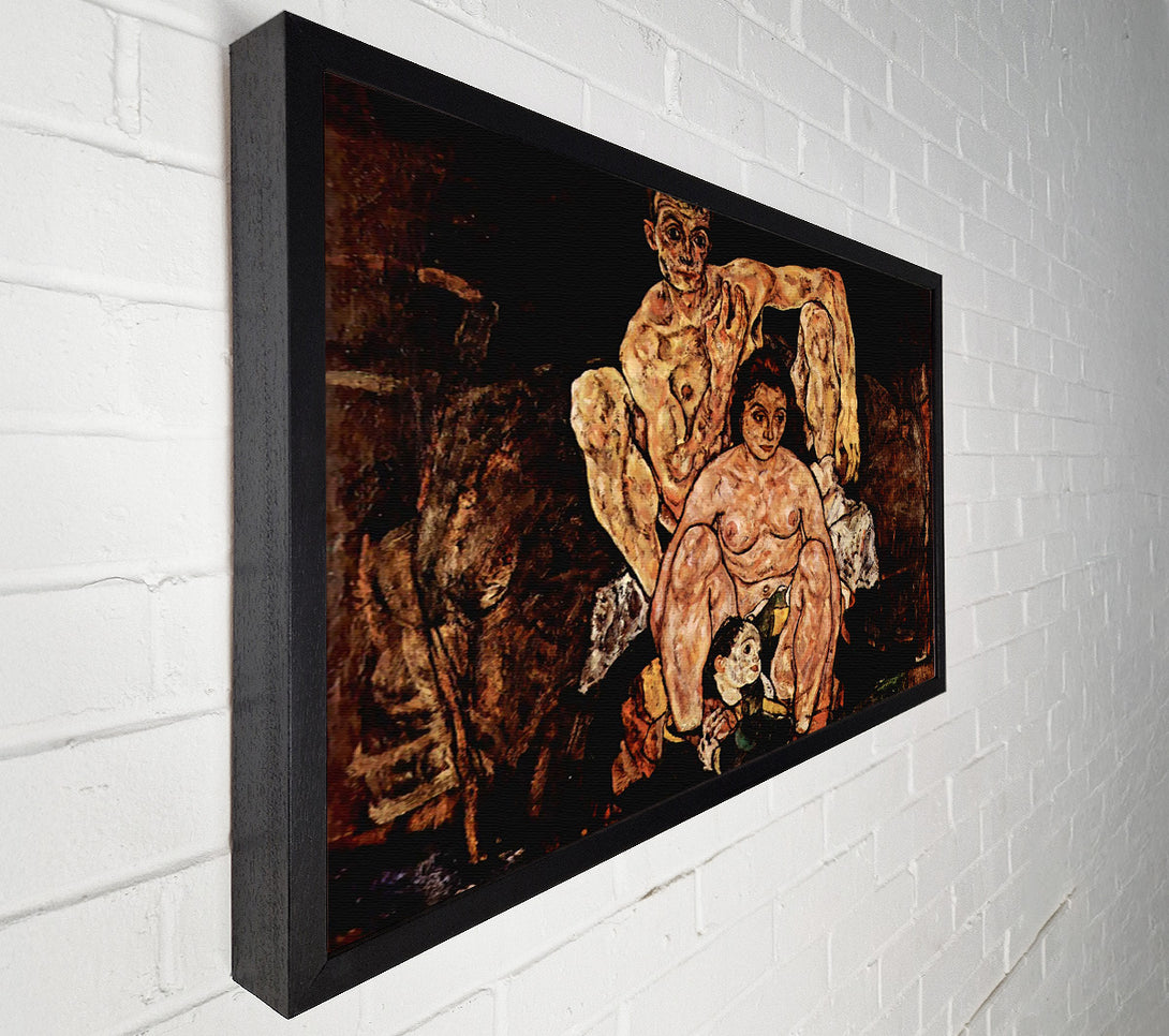  A Canvas Print of Schiele The Family Canvas Print
