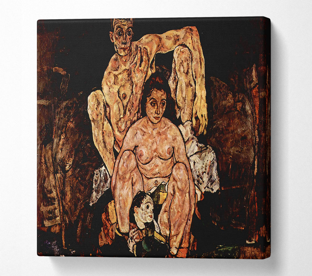  A Canvas Print of Schiele The Family Canvas Print