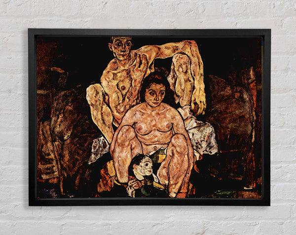 Schiele The Family Framed Print