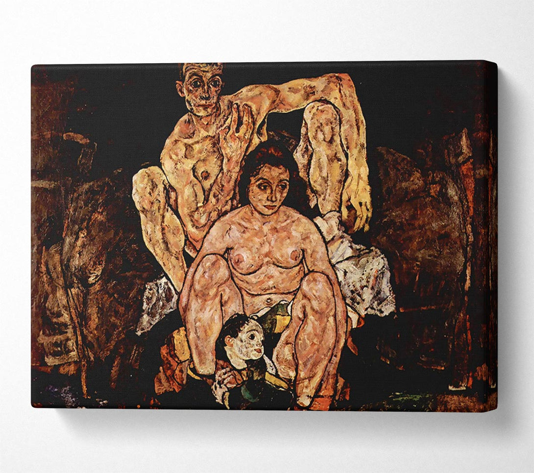  A Canvas Print of Schiele The Family Canvas Print