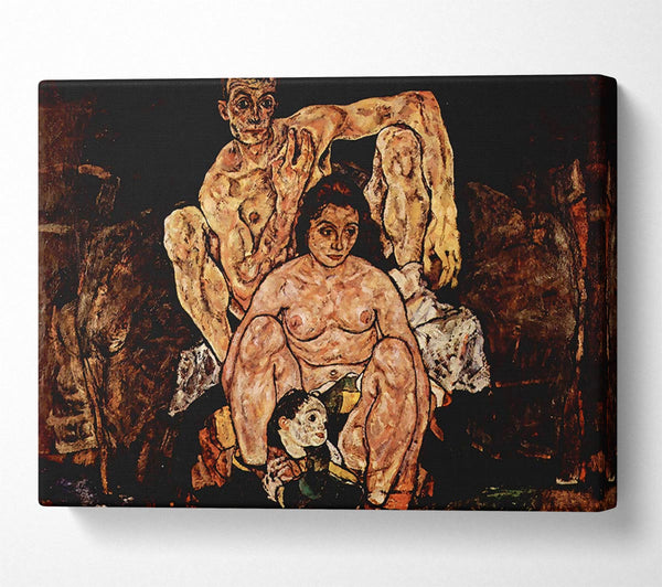  A Canvas Print of Schiele The Family Canvas Print