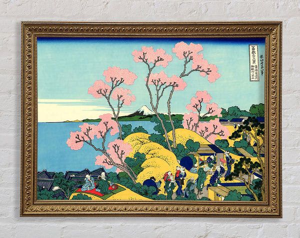 Hokusai The Fuji From Gotenyama Framed Print