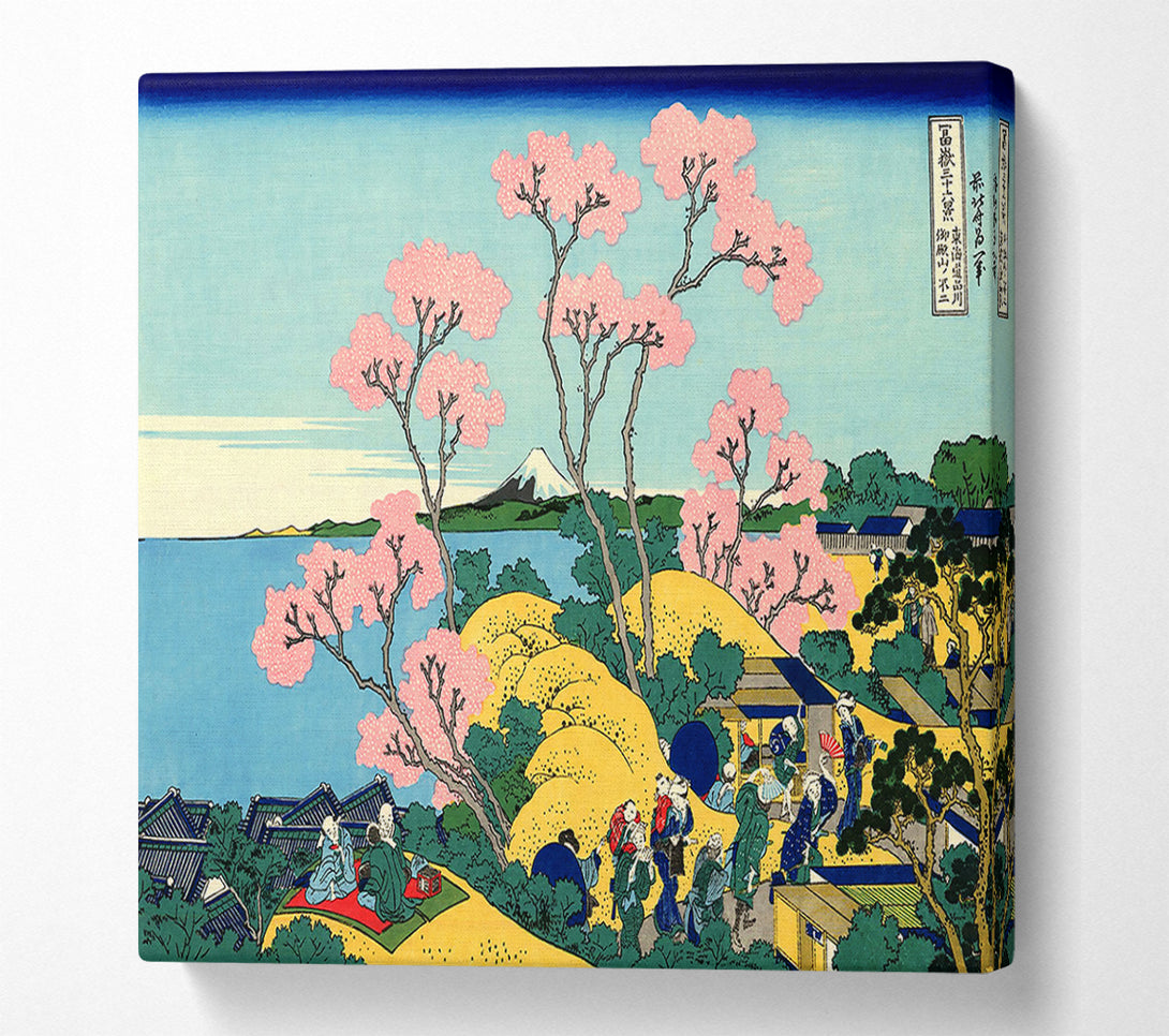  A Canvas Print of Hokusai The Fuji From Gotenyama Canvas Print