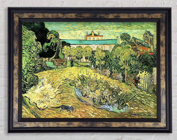 Van Gogh The Garden Of Daubigny Framed Print