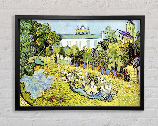 Van Gogh The Garden Of The Daubignys Framed Print