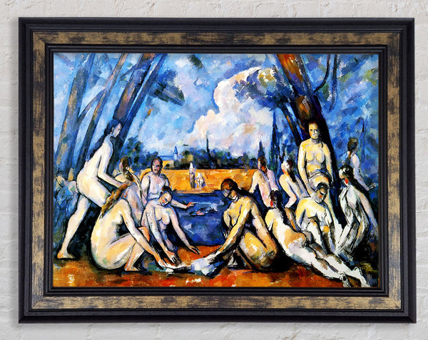 Gauguin The Gathering Framed Print