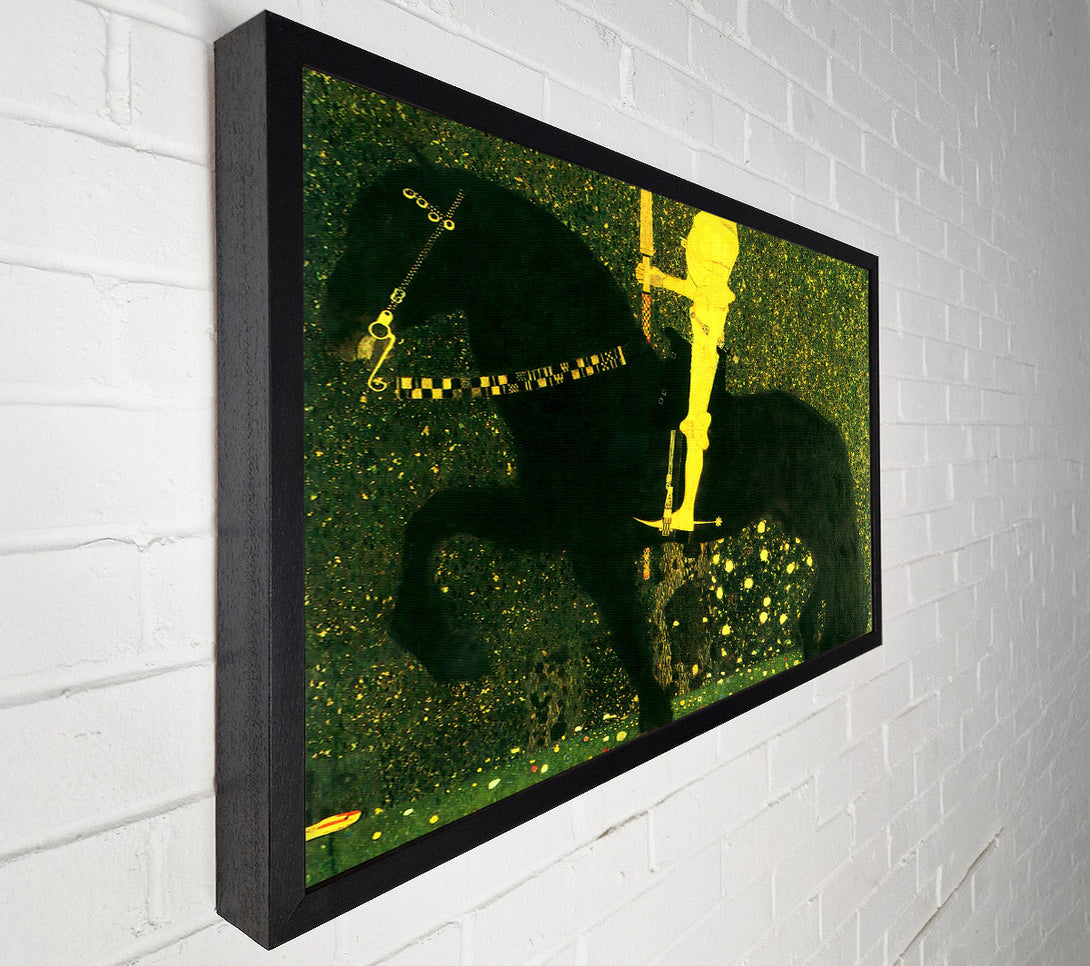  A Canvas Print of Klimt The Life Of A Struggle The Golden Knights Canvas Print