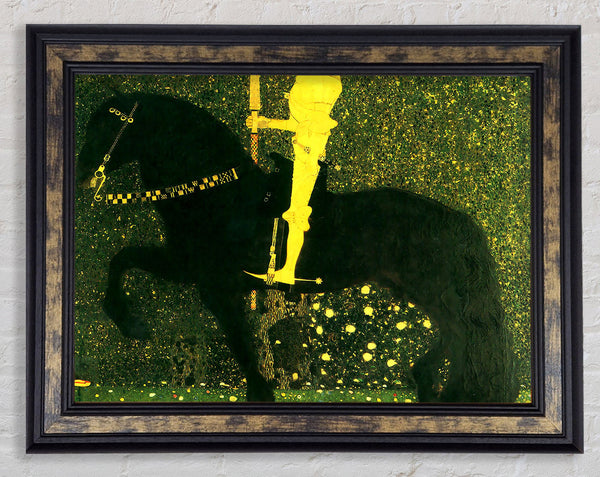 Klimt The Life Of A Struggle The Golden Knights Framed Print