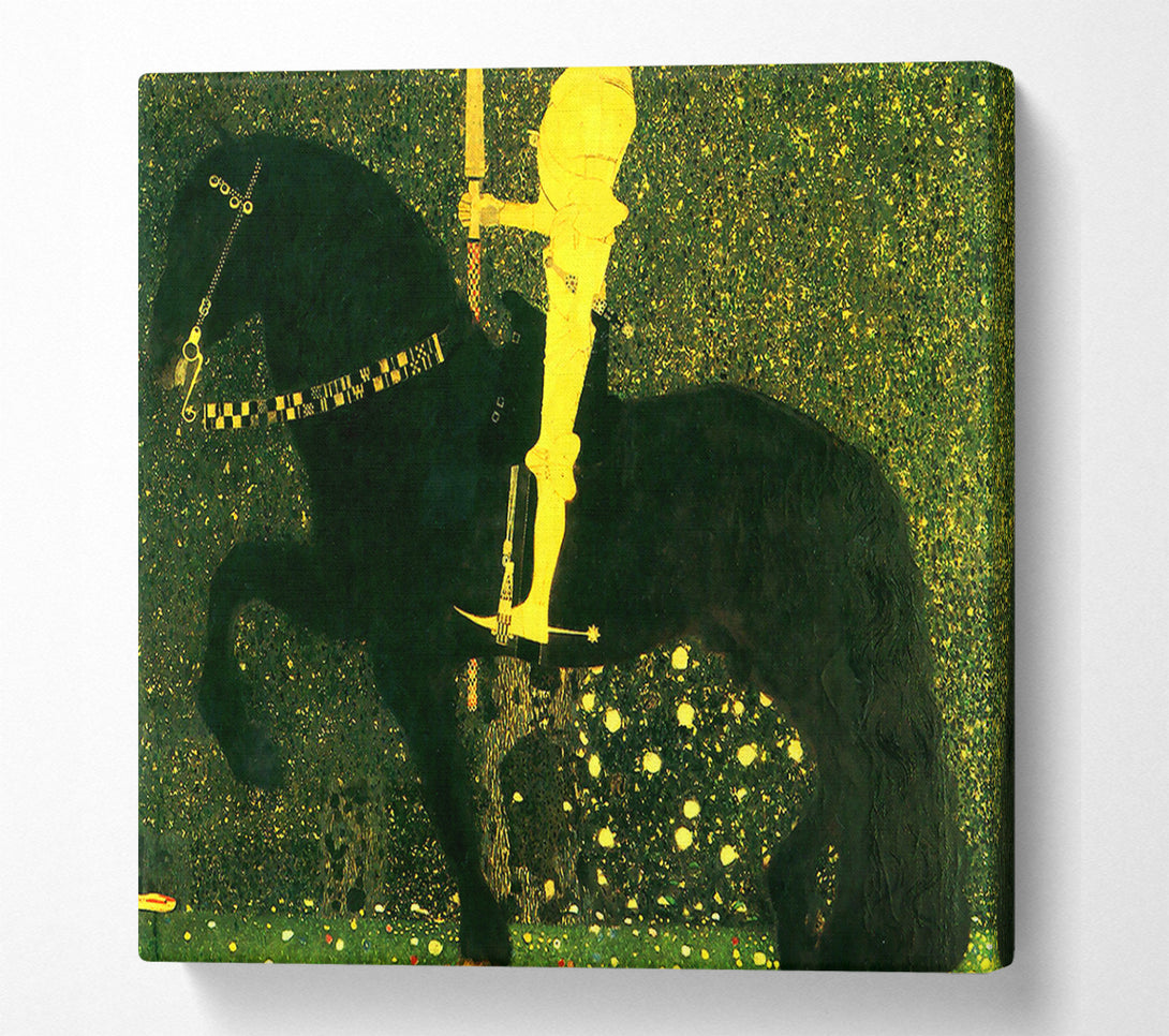  A Canvas Print of Klimt The Life Of A Struggle The Golden Knights Canvas Print