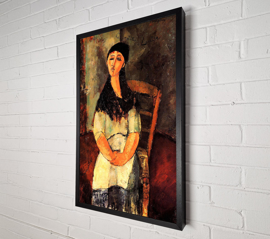  A Canvas Print of Modigliani The Little Louise Canvas Print