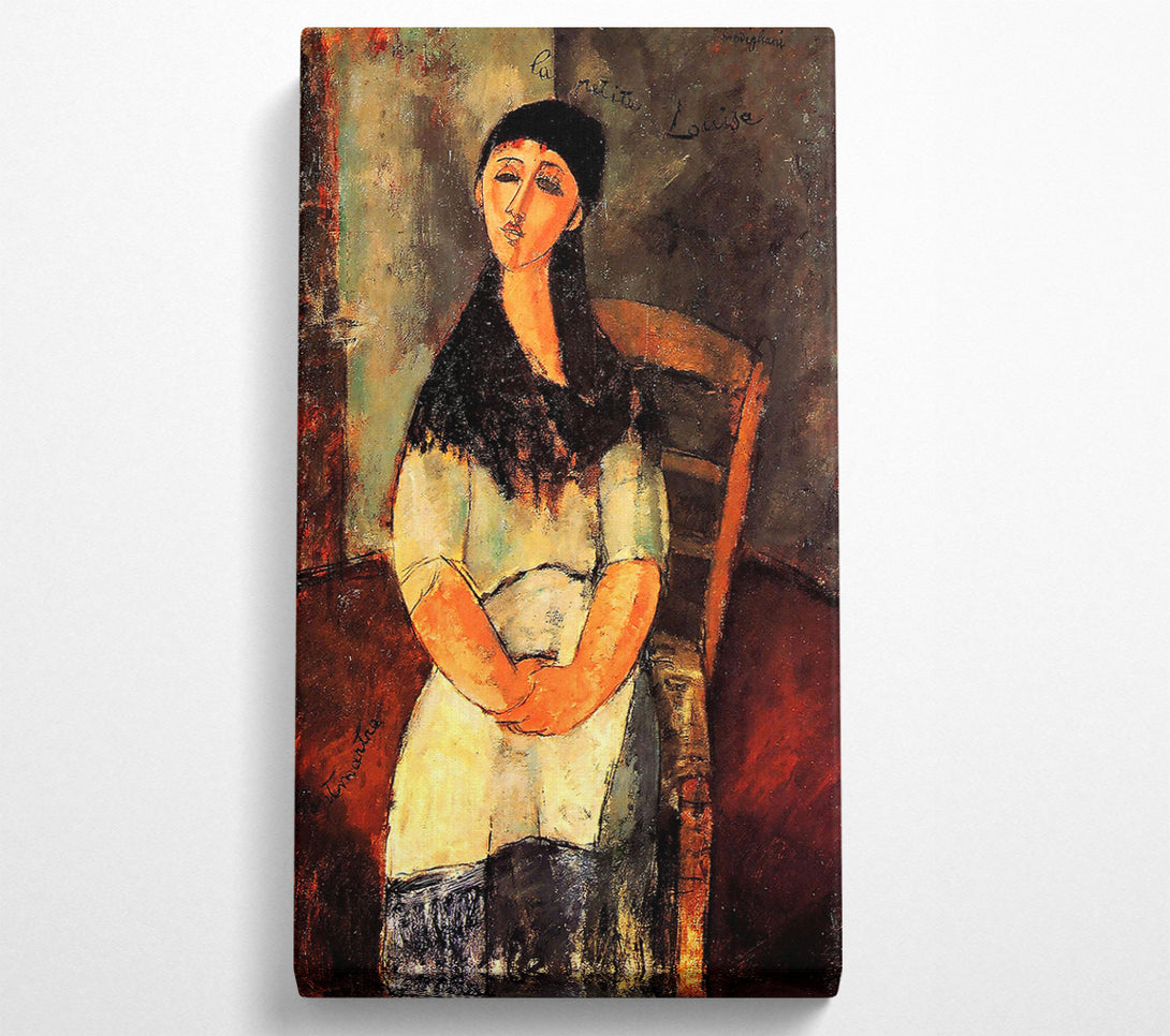  A Canvas Print of Modigliani The Little Louise Canvas Print