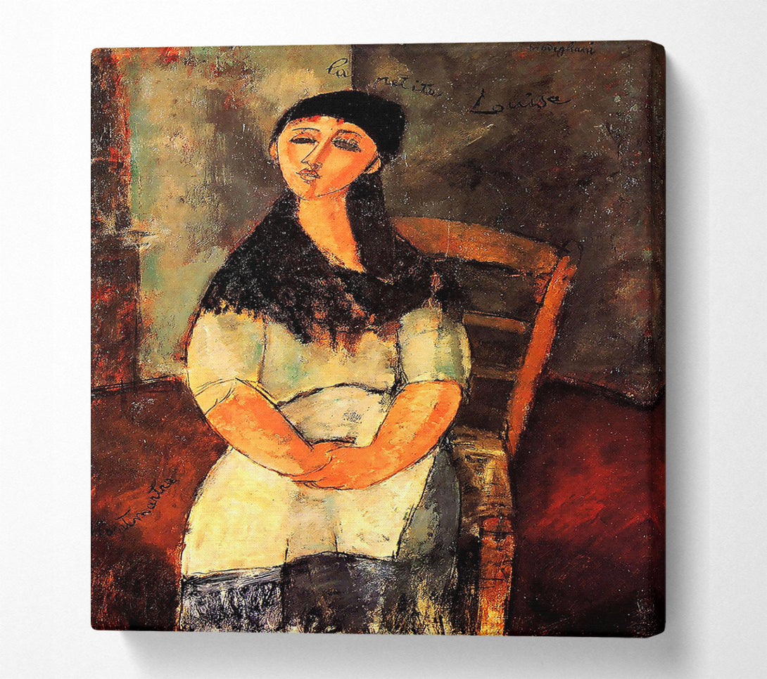  A Canvas Print of Modigliani The Little Louise Canvas Print