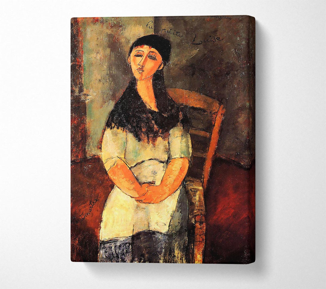  A Canvas Print of Modigliani The Little Louise Canvas Print