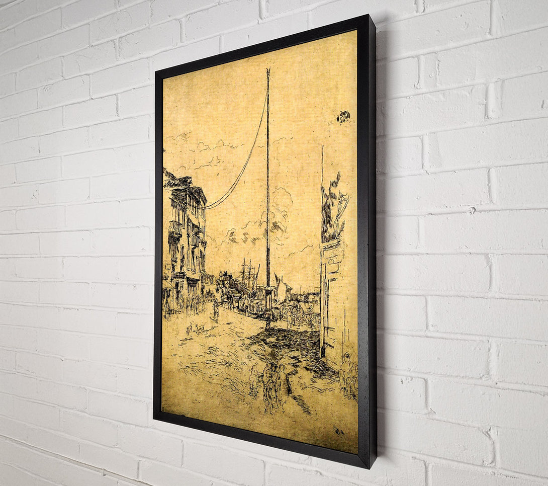  A Canvas Print of Whistler The Little Mast Canvas Wall Art