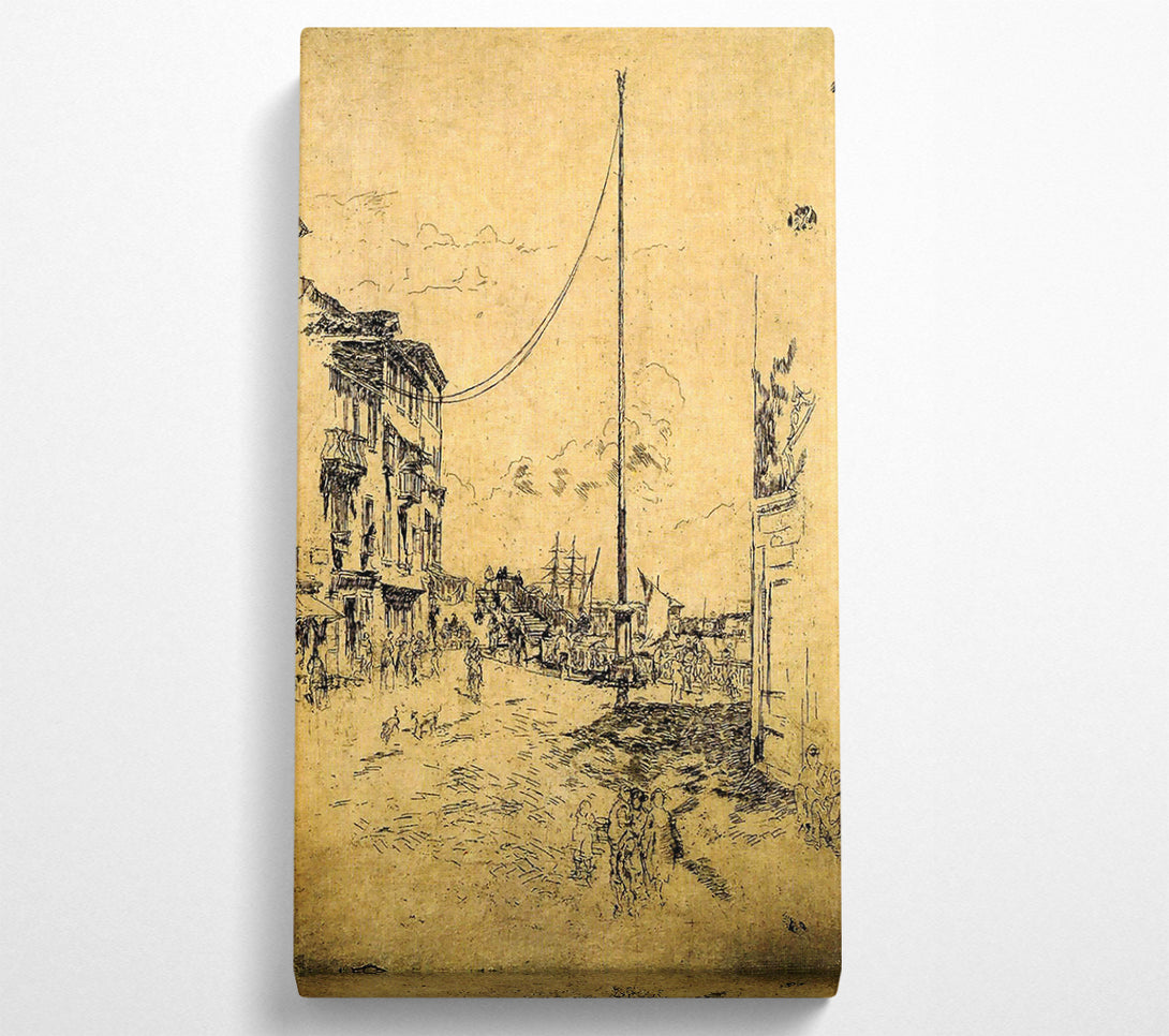  A Canvas Print of Whistler The Little Mast Canvas Wall Art