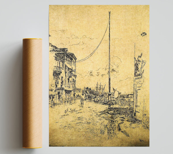 Whistler The Little Mast Print