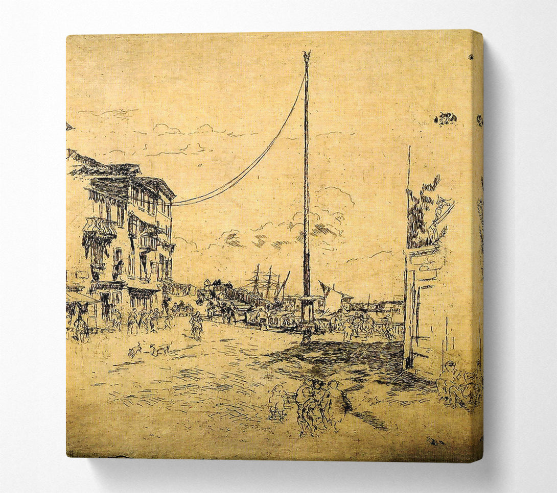  A Canvas Print of Whistler The Little Mast Canvas Wall Art