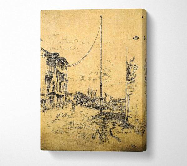  A Canvas Print of Whistler The Little Mast Canvas Wall Art
