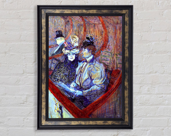 Toulouse Lautrec The Loge Framed Print