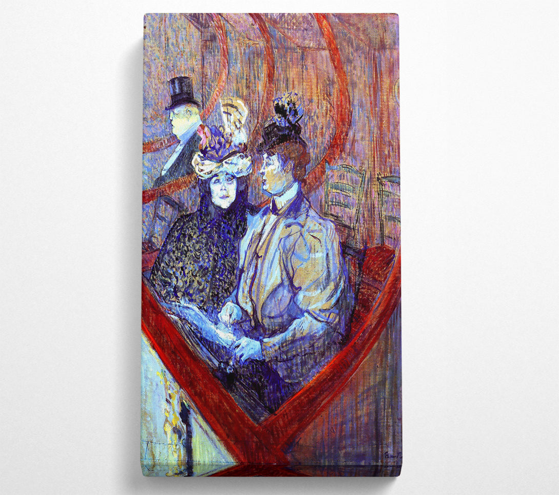  A Canvas Print of Toulouse Lautrec The Loge Canvas Art