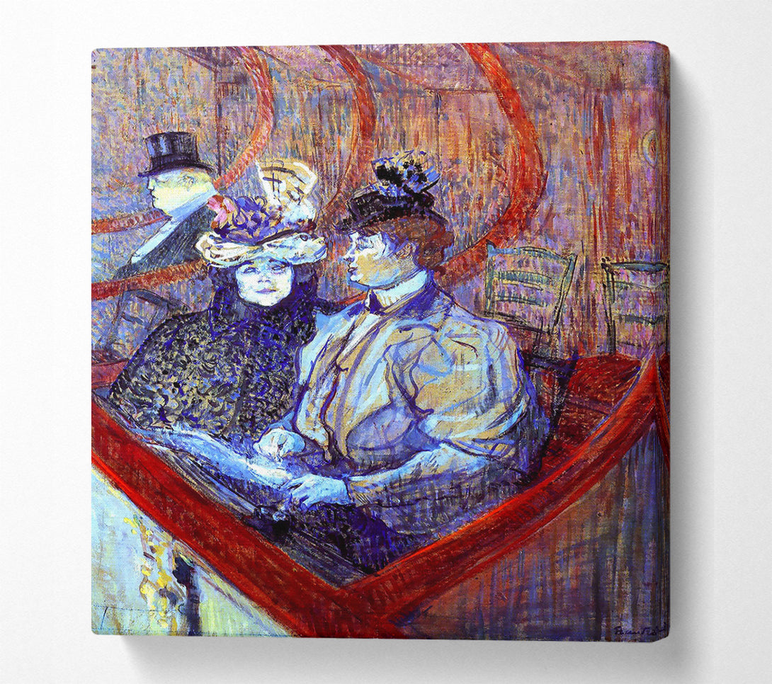 A Canvas Print of Toulouse Lautrec The Loge Canvas Art