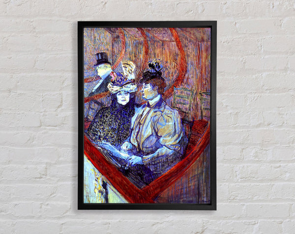 Toulouse Lautrec The Loge Framed Print