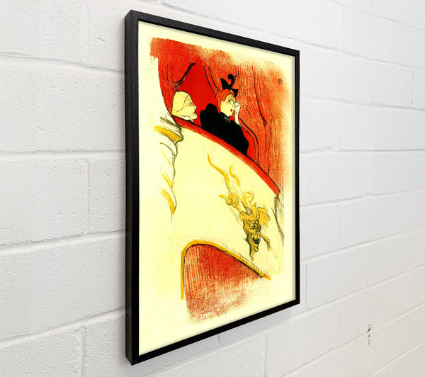 Toulouse Lautrec The Loge With A Gold Mas