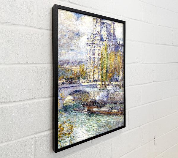 Hassam The Louvre On Pont Royal