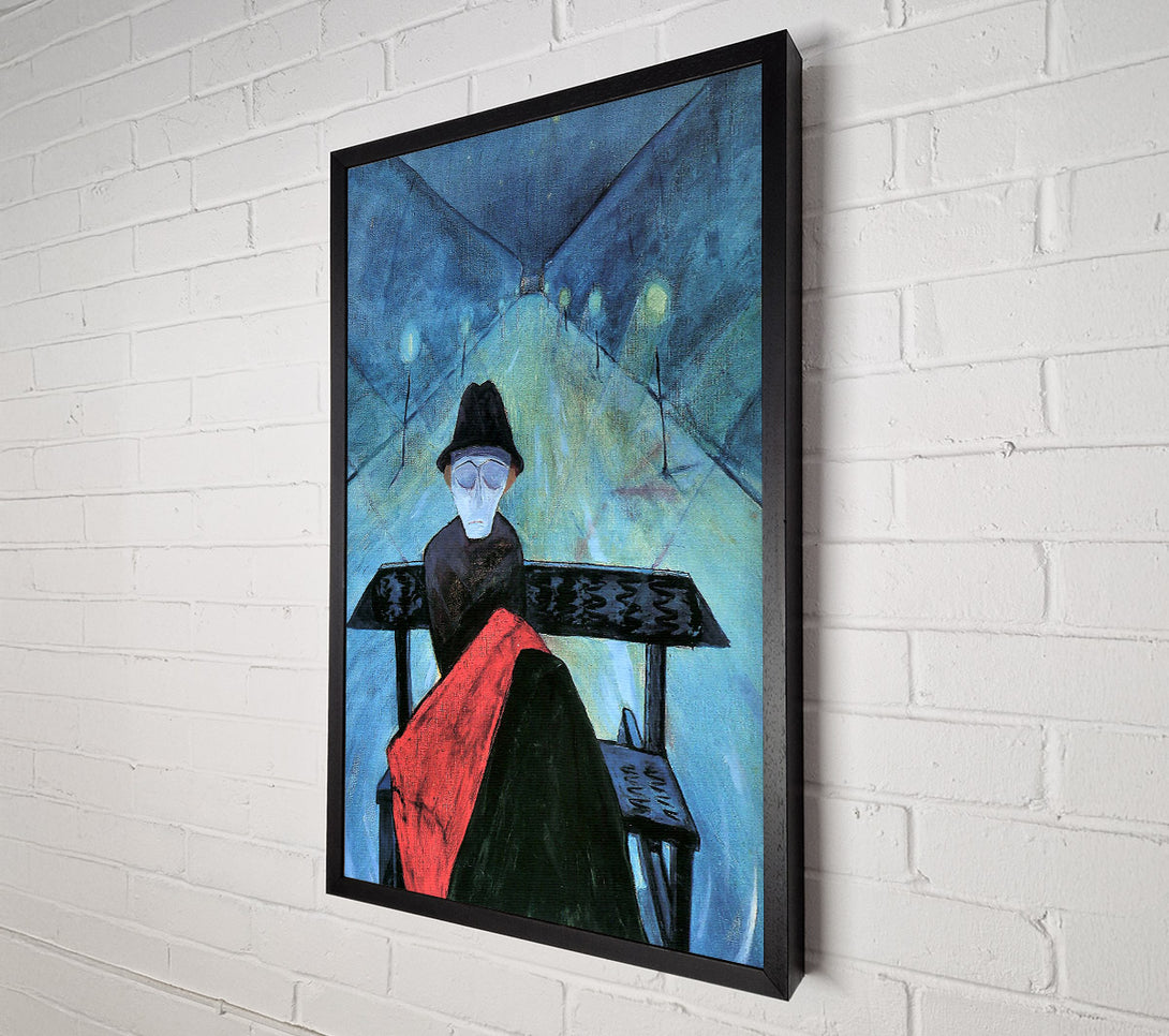 A Canvas Print of Walter Gramatte The Man In The Carriage 2 Canvas Art