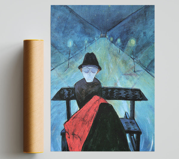 Walter Gramatte The Man In The Carriage 2 Giclee Print