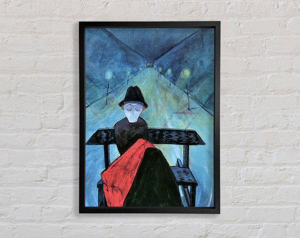 Walter Gramatte The Man In The Carriage 2 Framed Print