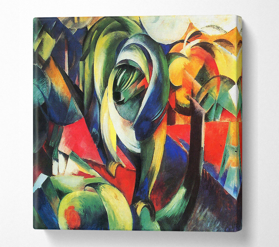  A Canvas Print of Franz Marc The Mandrill Canvas Art