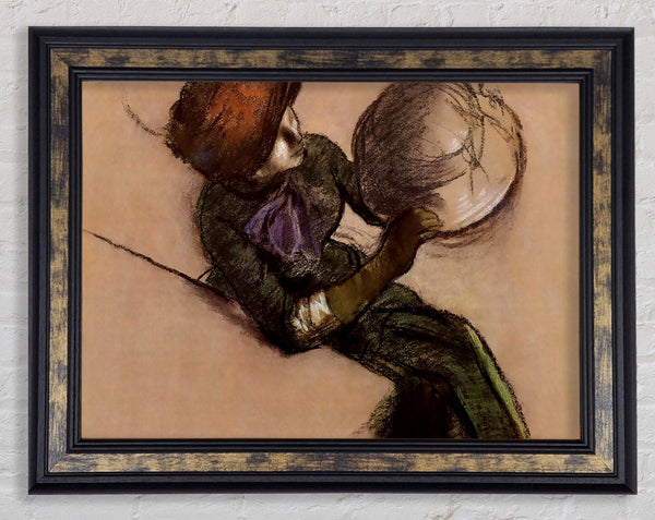 Degas The Milliner Framed Print