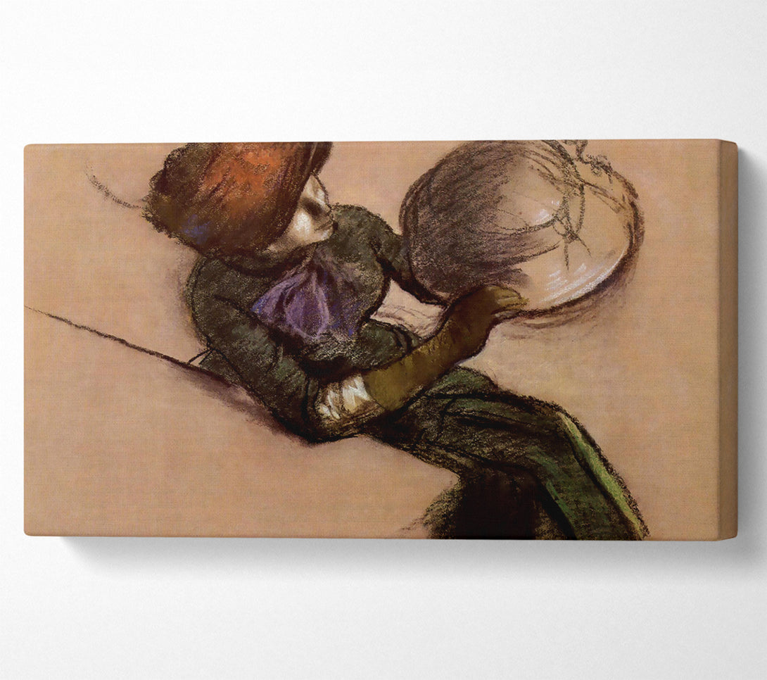  A Canvas Print of Degas The Milliner Canvas Art