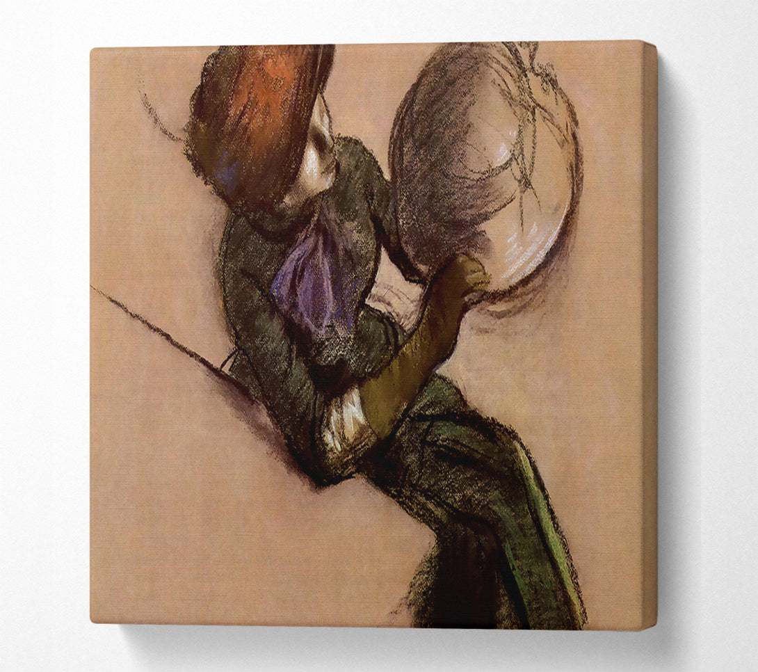  A Canvas Print of Degas The Milliner Canvas Art