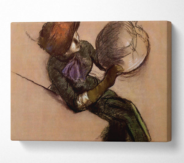  A Canvas Print of Degas The Milliner Canvas Art